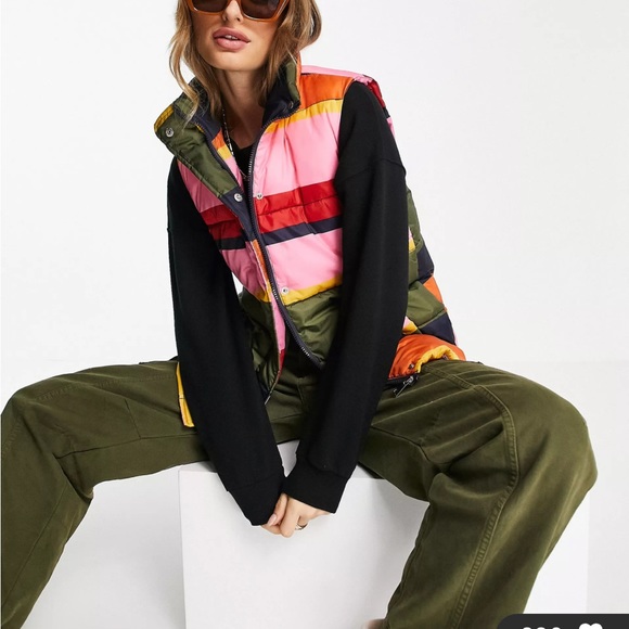 Never Fully Dressed Jackets & Blazers - ISO Never Fully Dressed Multi Stripe Vest